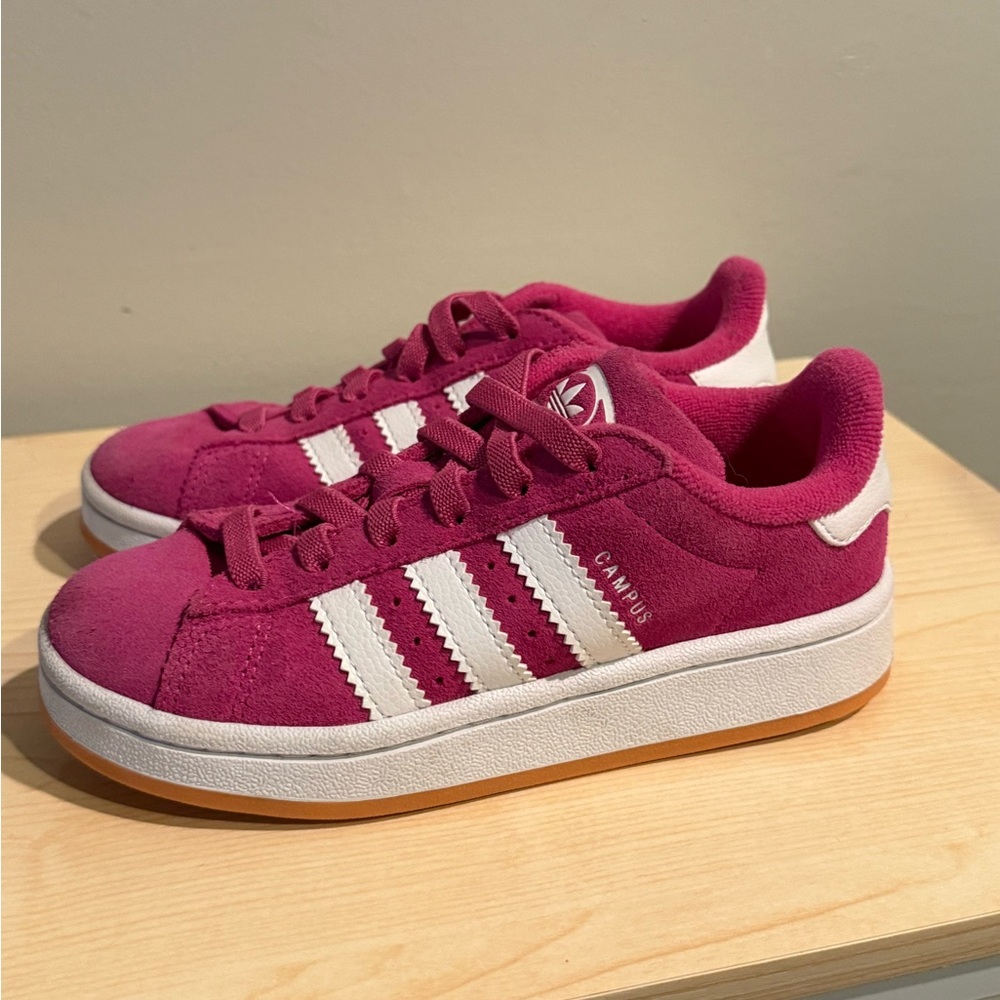 Adidas Kids Pink Campus Sneakers
